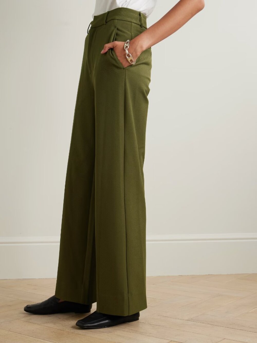 STAUD PRINCE TWILL PANT SERGEANT GREEN / Size 4 NWT